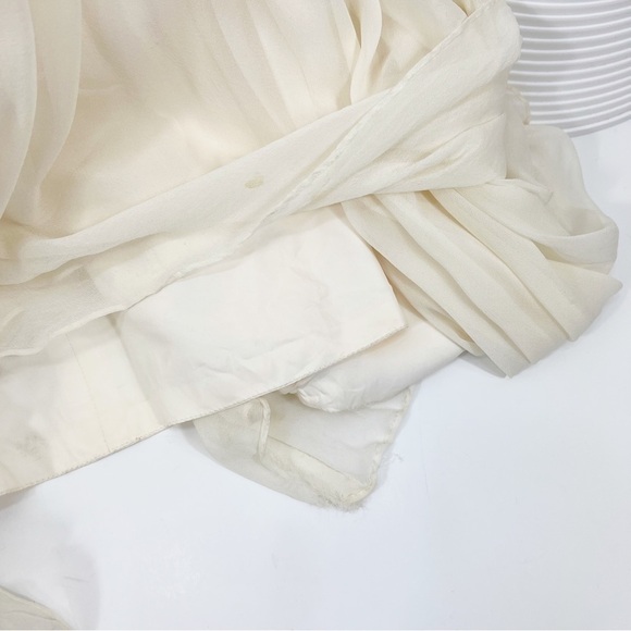 Hayley Paige Paloma 6409 Wedding Bridal Gown Strapless Sweetheart Ivory Size 4 - Picture 9 of 12